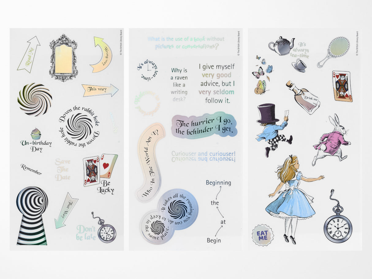 Moleskine Alice's Adventures in Wonderland Sticker Set