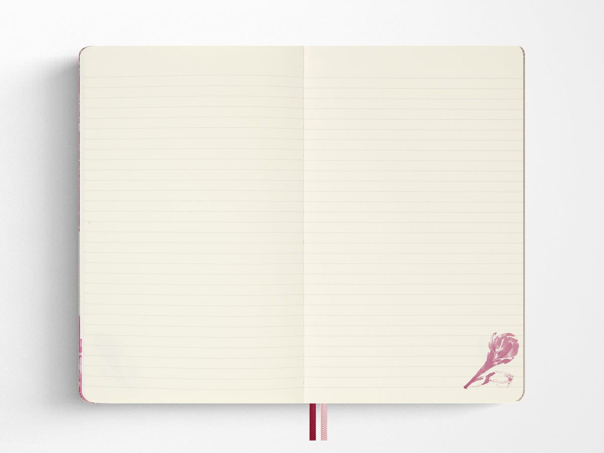 Moleskine Limited Edition Sakura 2026 Creative Set, Blossom Fabric Ruled/Blank Notebook