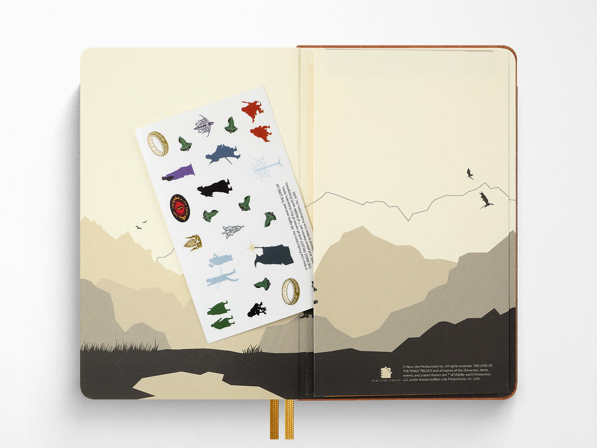 Moleskine Lord of the Rings Frodo and Sam Large Hardcover Notebook
