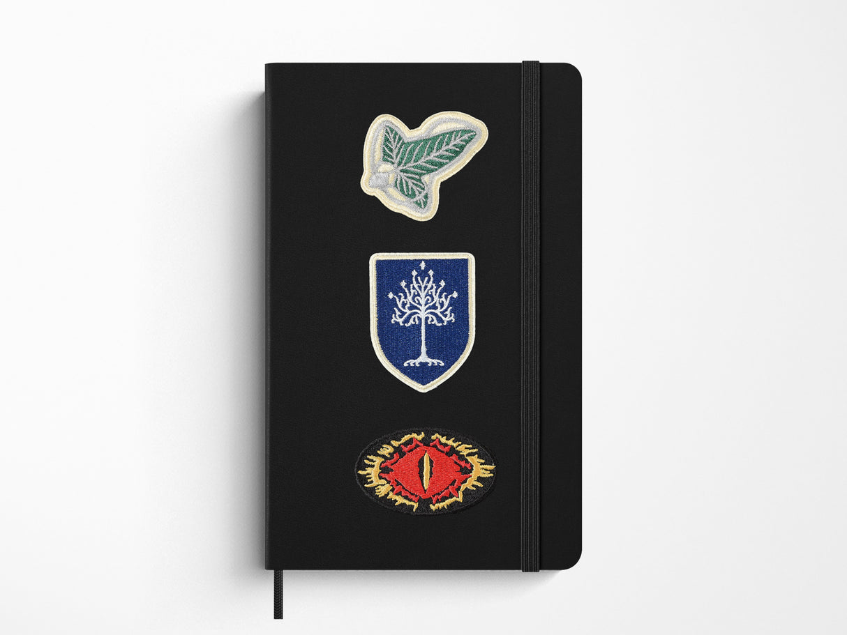 Moleskine and Lord of the Rings Patches - Set of Three