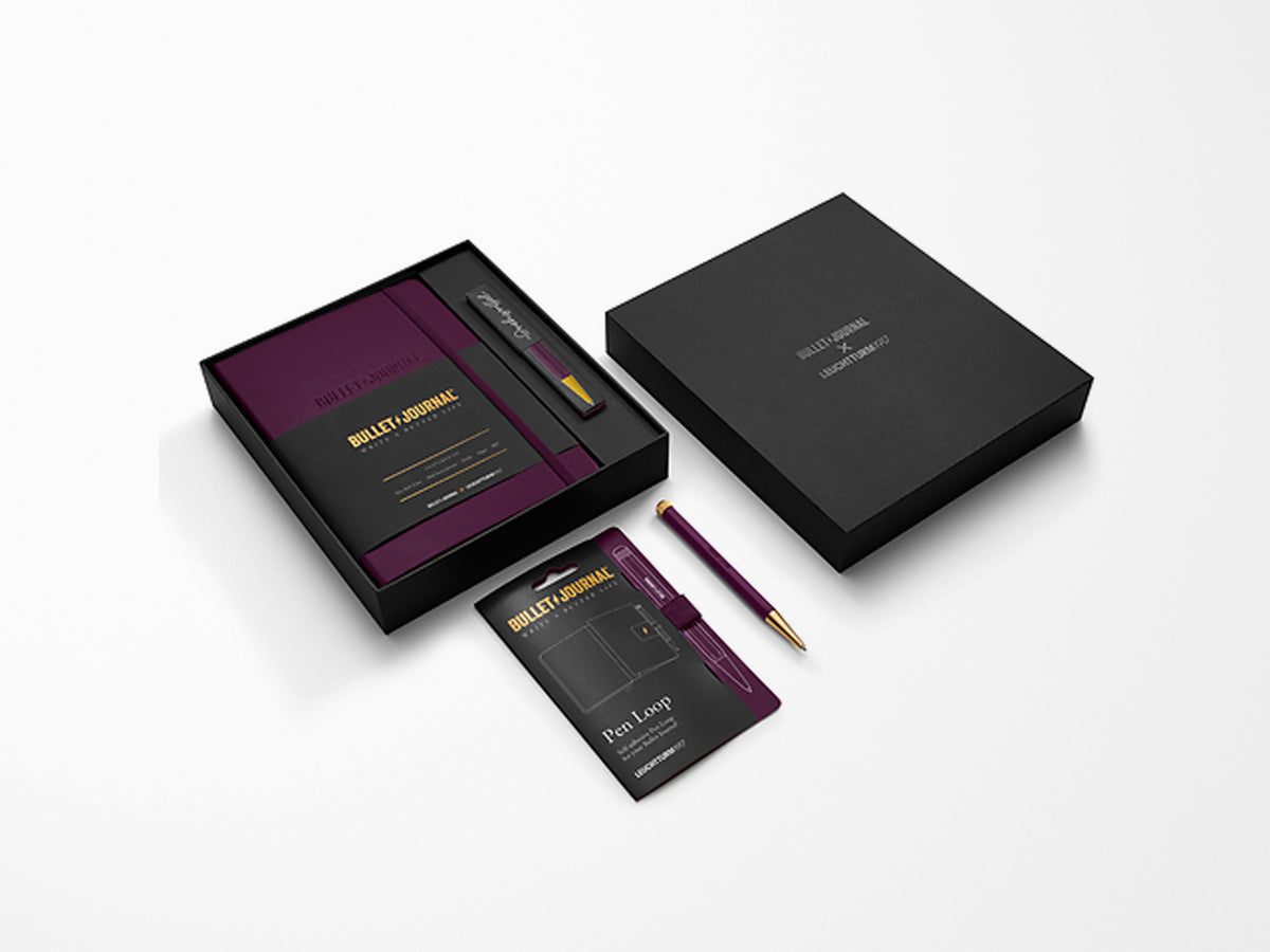 NEW! Leuchtturm 1917 Bullet Journal Gift Set - Purple26