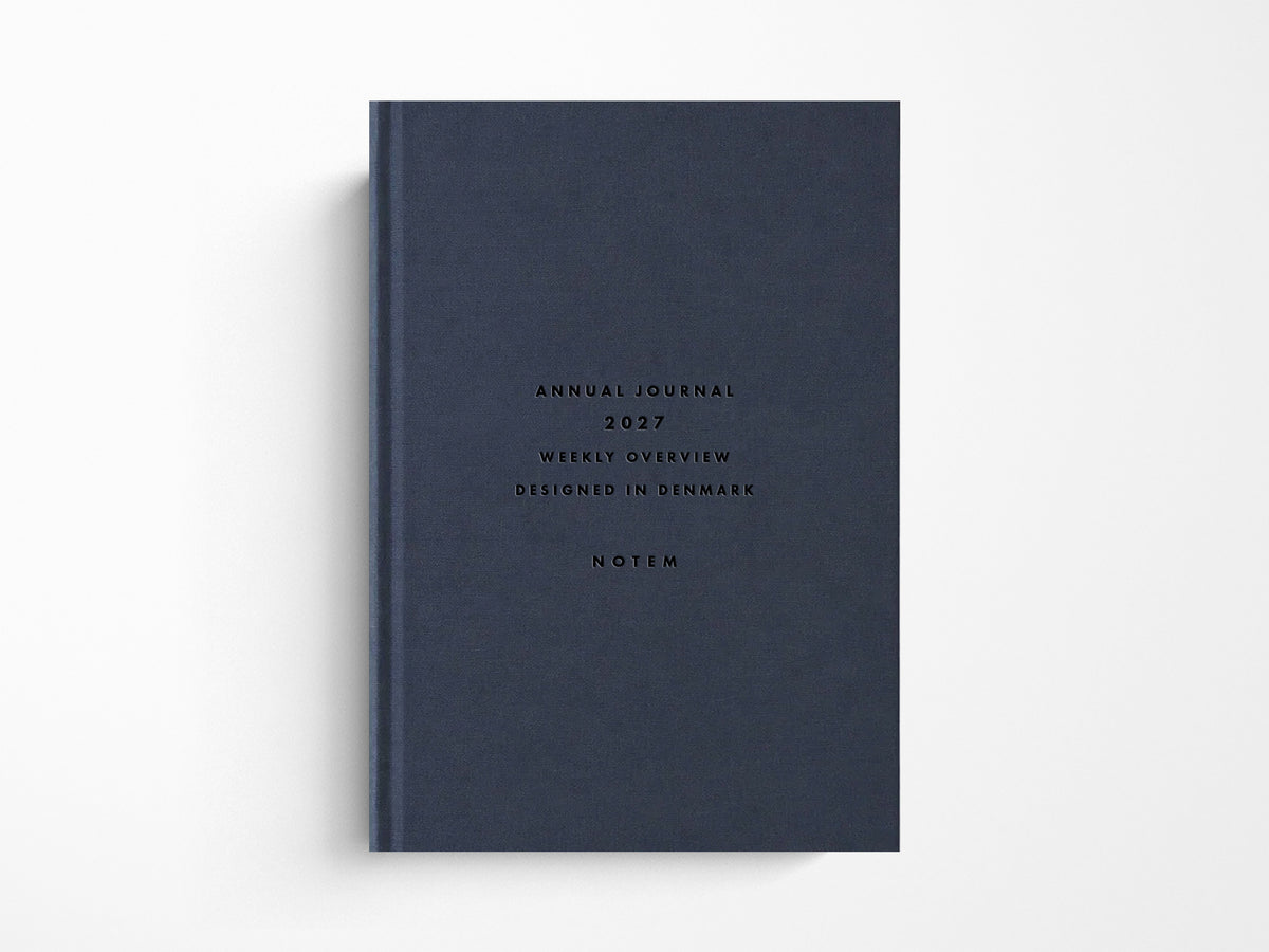 Notem ALVA ANNUAL Journal 2027 - Dark Blue A5
