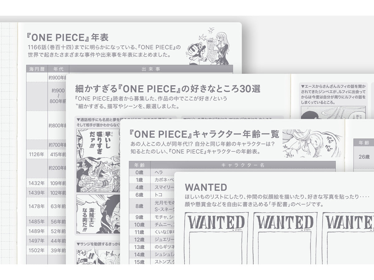 October Hobonichi Techo A6 Hon 2027 - ONE PIECE magazine: Very Very Merry!