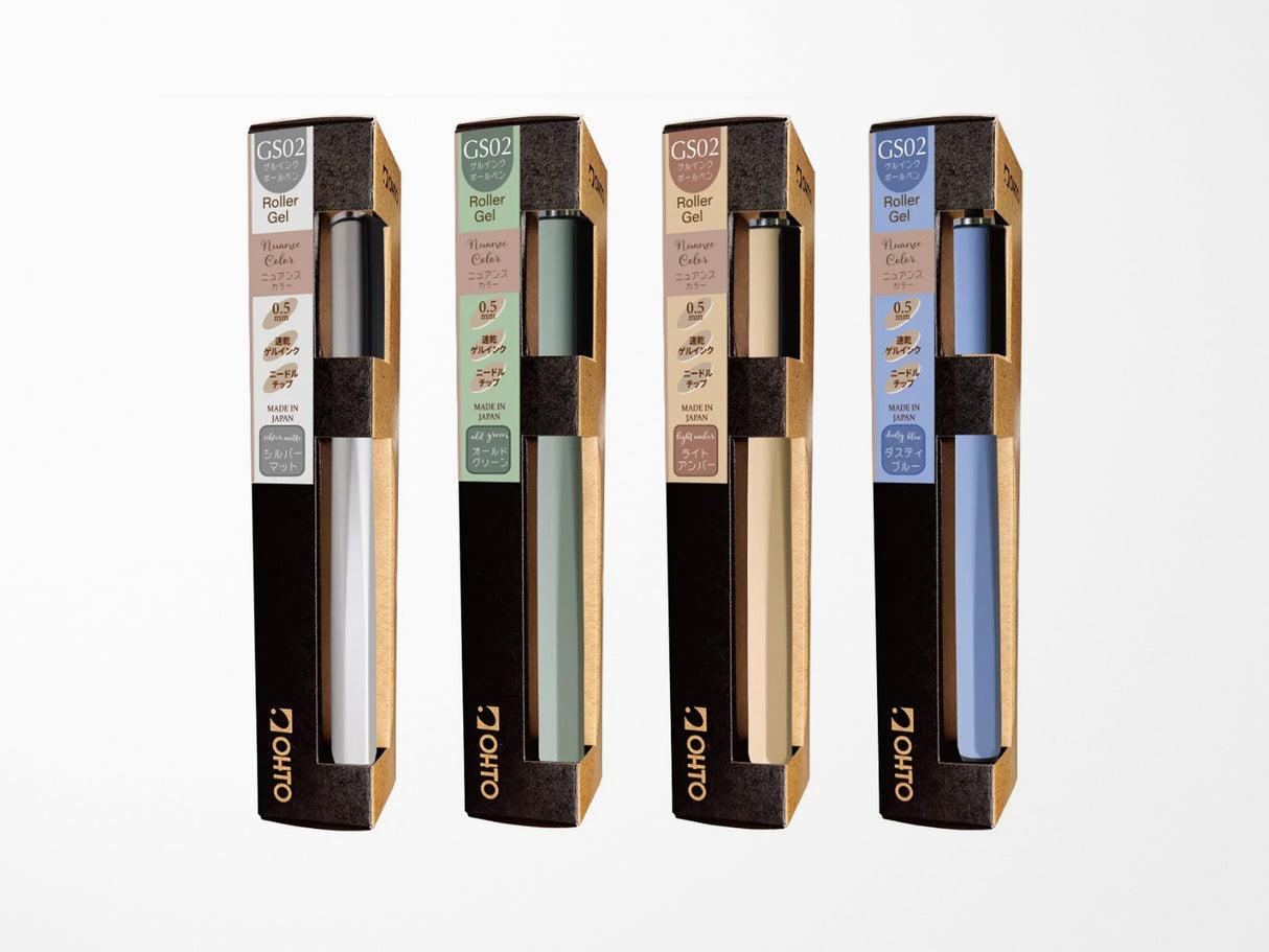 Ohto GS02 Nuance Colors Roller Gel Pen