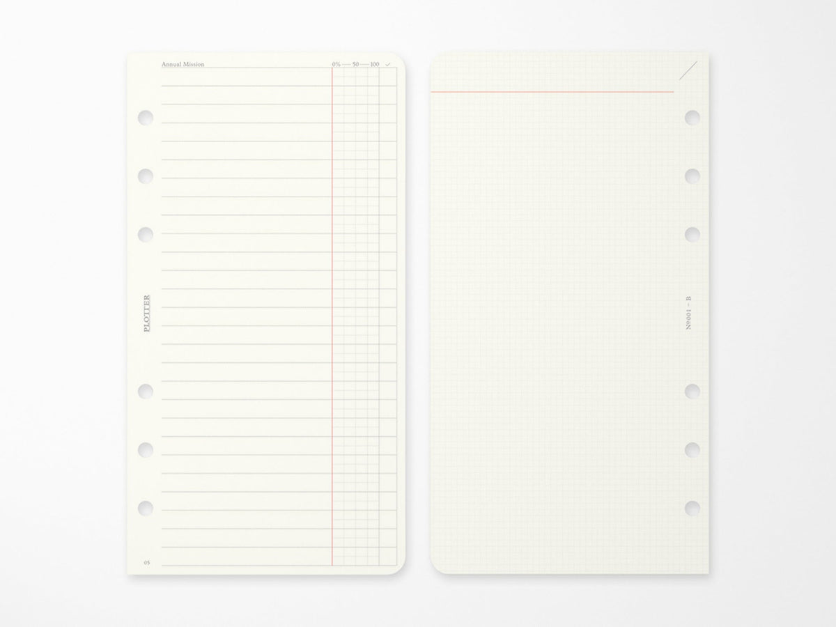 PLOTTER Refill Monthly Schedule Refill 2027 - Bible Size