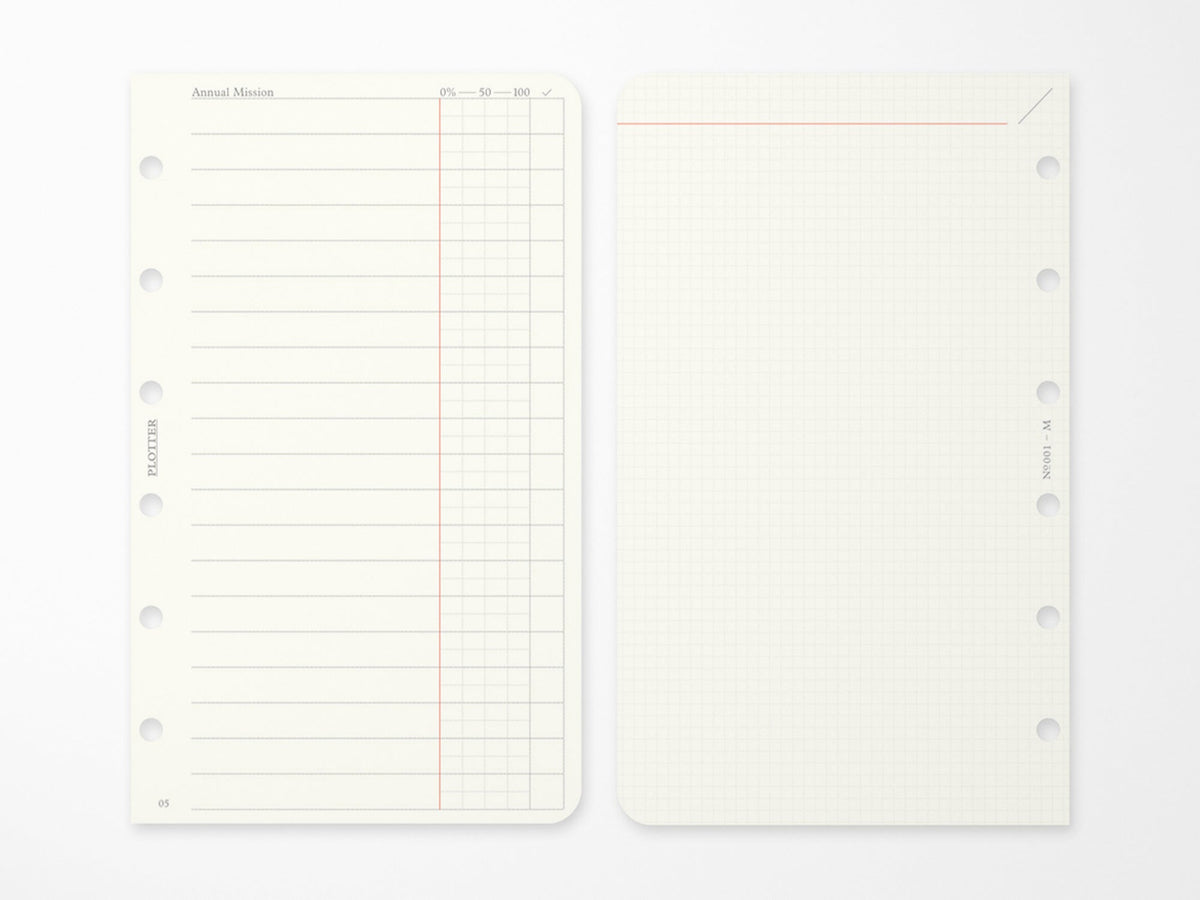 PLOTTER Refill Monthly Schedule Refill 2027 - Mini Size