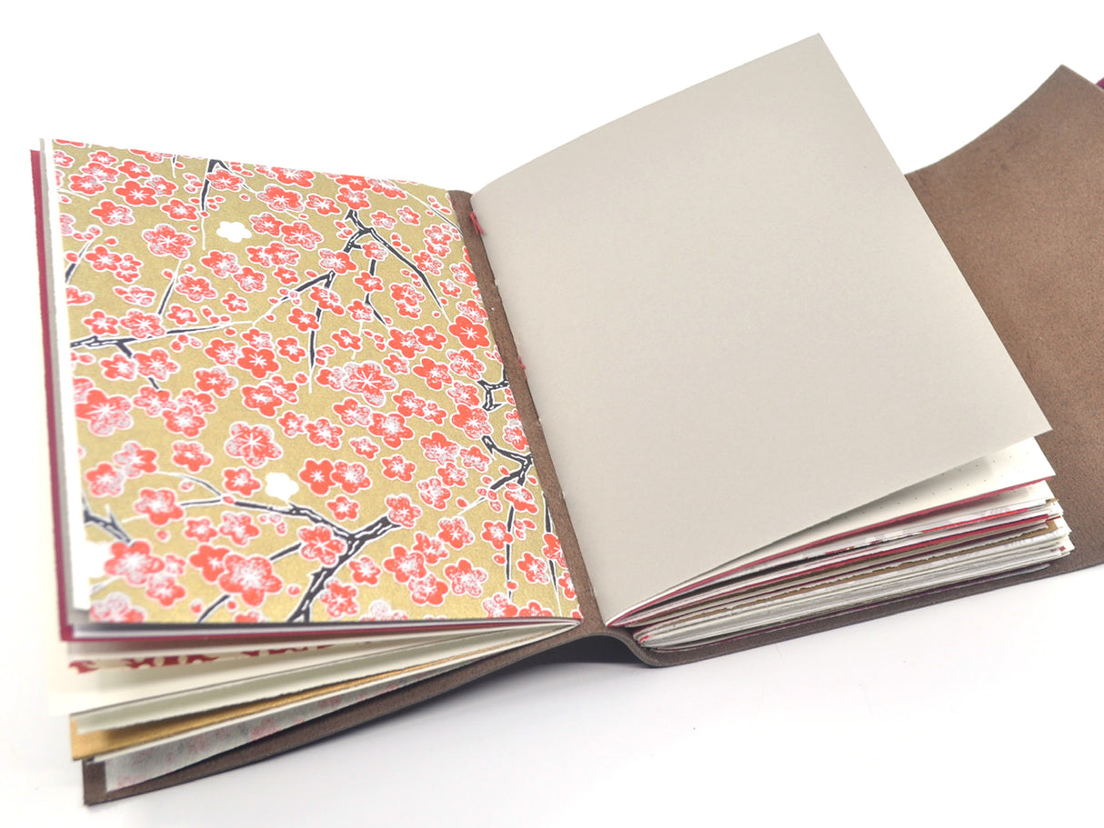 Red Currant One of a Kind Leather Journal
