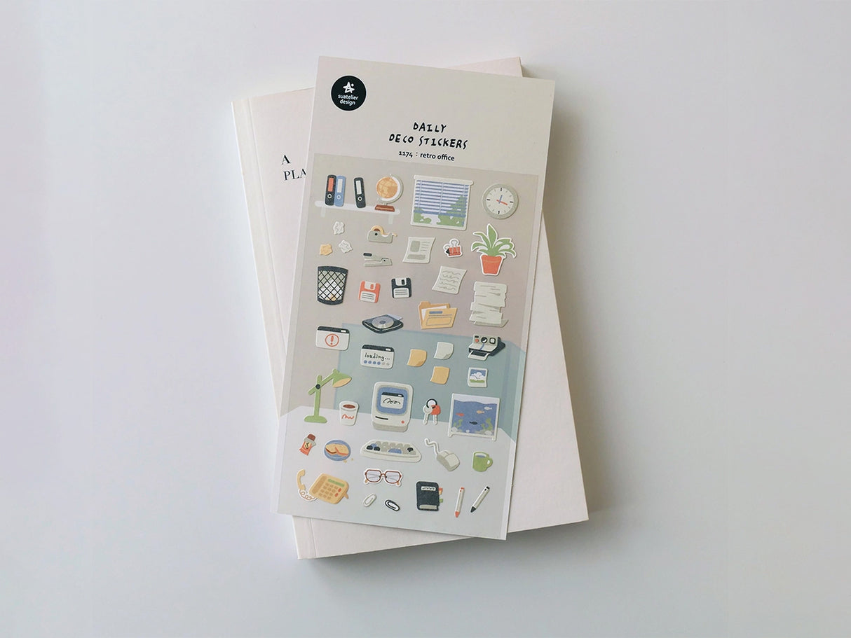 Retro Office Sticker Sheet 1174