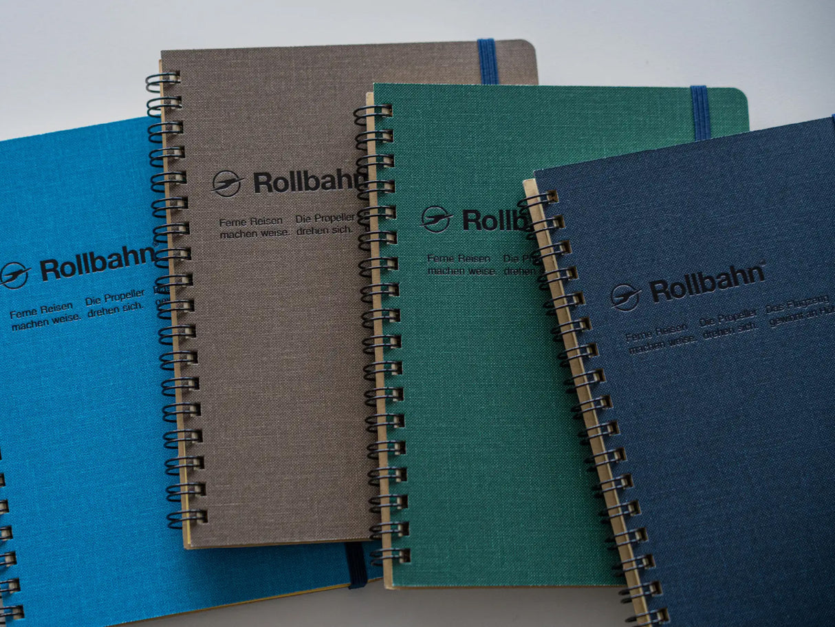 Rollbahn Cap-Martin Spiral Notebook Green