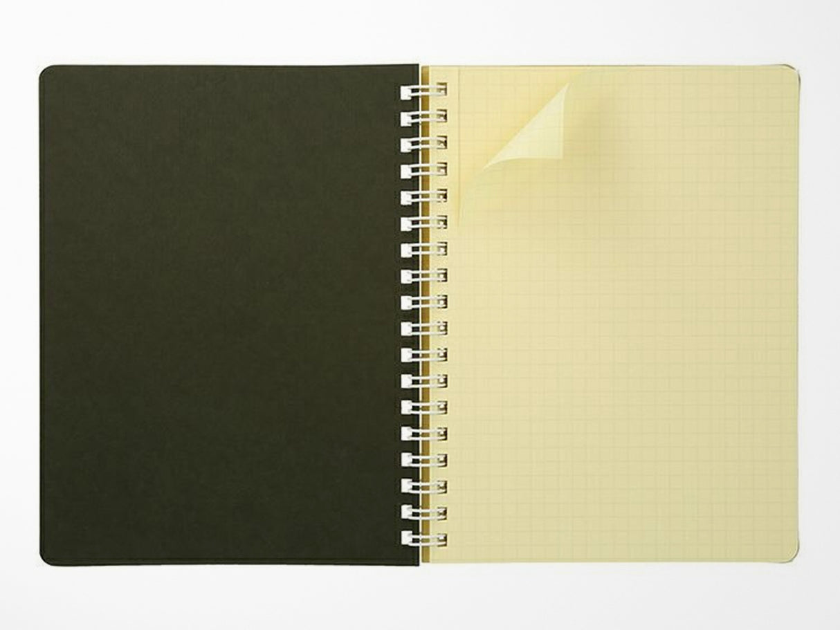 Rollbahn Spiral Notebook - Metallic Pearl White