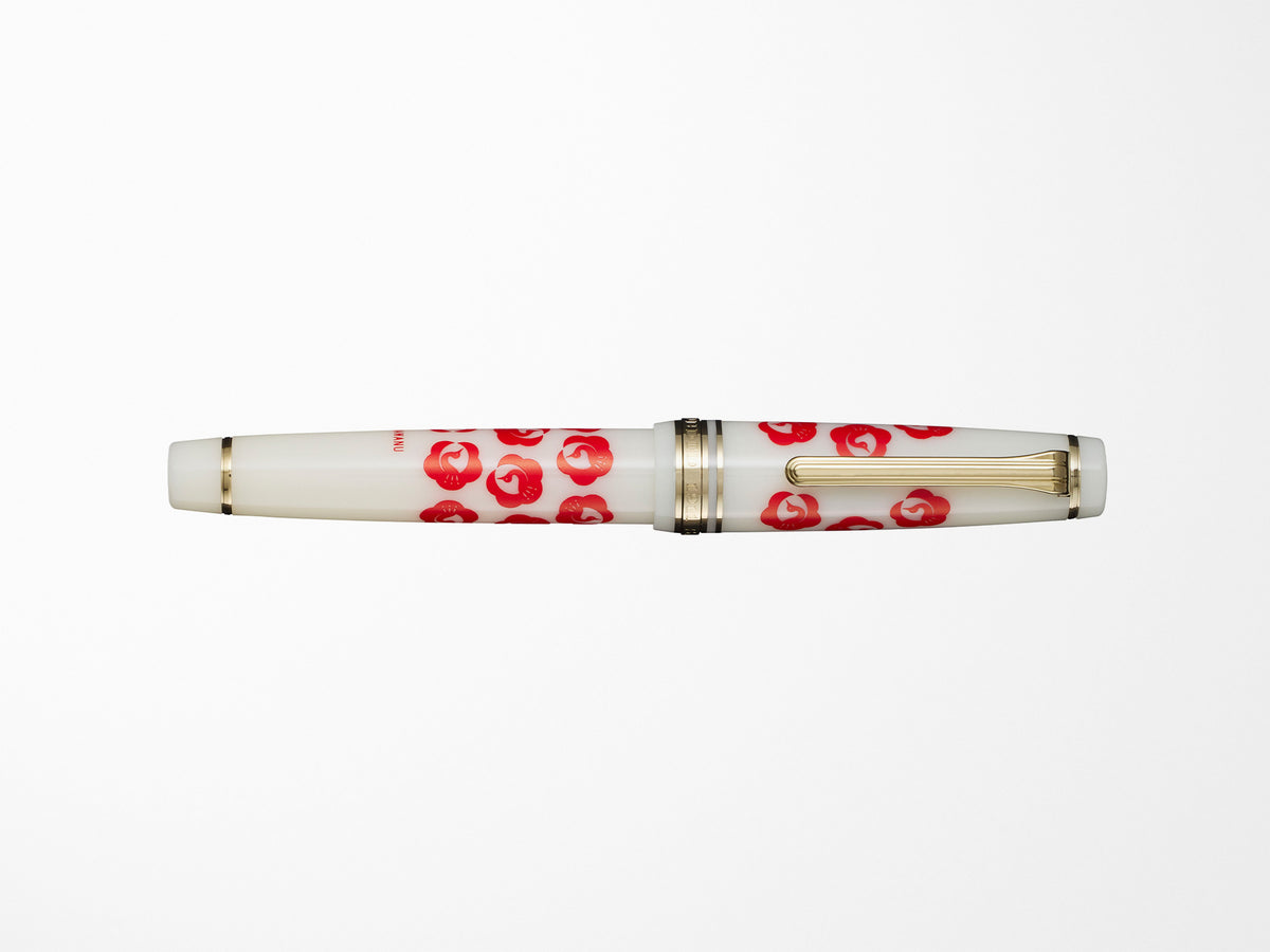 Sailor Pro Gear - Sailor X Kamawanu 'Tsurumaru-Ume' Fountain Pen & Tenugui Set Limited Edition