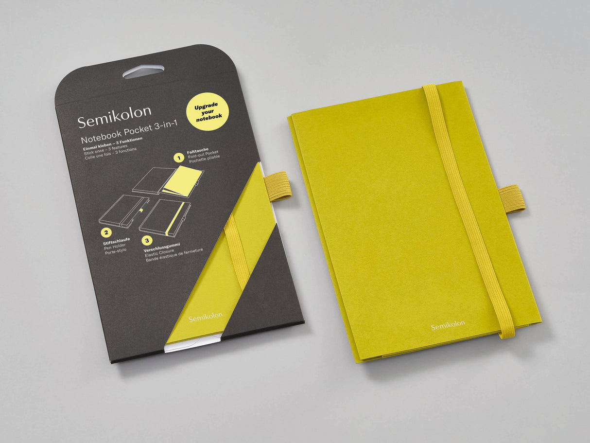 Semikolon Notebook Pocket 3-In-1 Patch Pocket A5