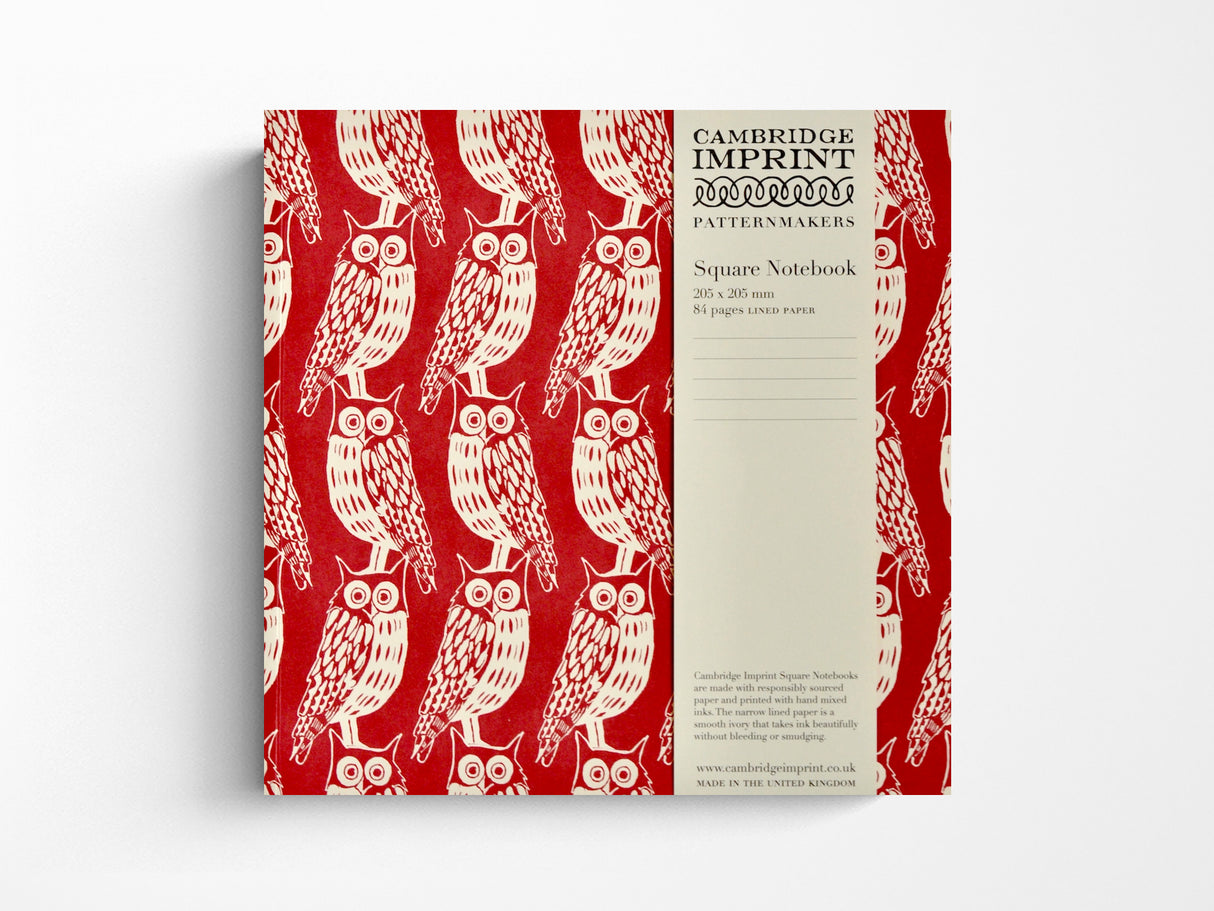 Square Notebook with Lined Paper
