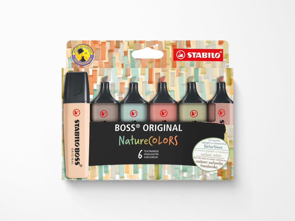 Stabilo Boss Original Highlighters Set of 6 Pastel