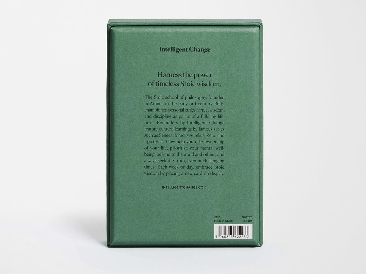 Stoic Reminders Quote Cards Display Deck