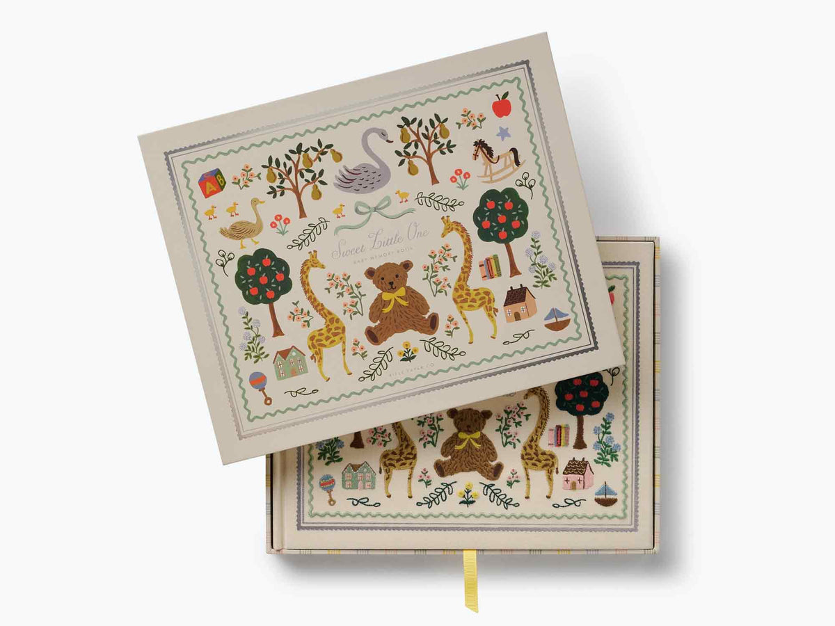 Storybook Embroidered Baby Book
