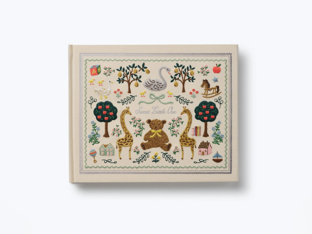 Storybook Embroidered Baby Book