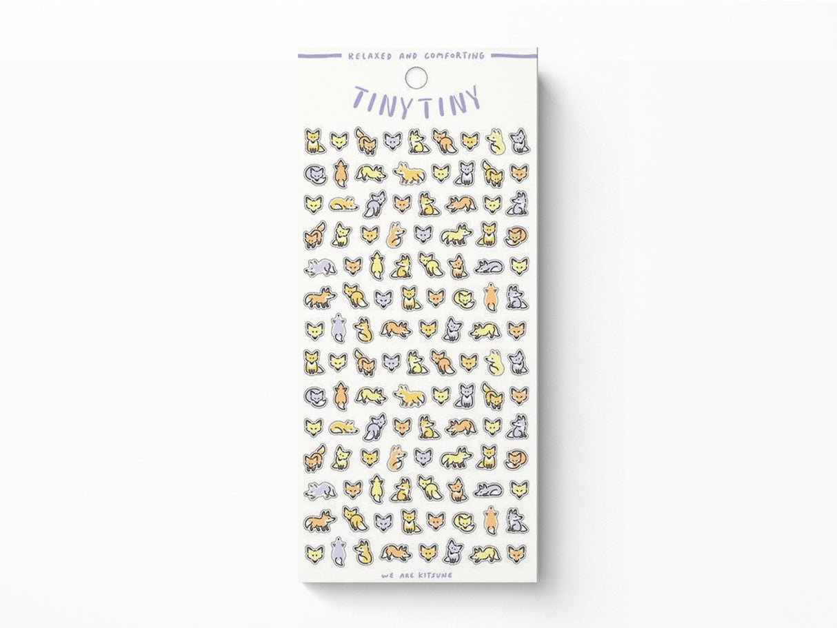 Tiny Tiny Fox Sticker Sheet