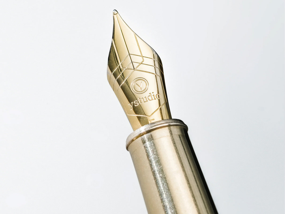 Ystudio Revolve Fountain Pen - Brass