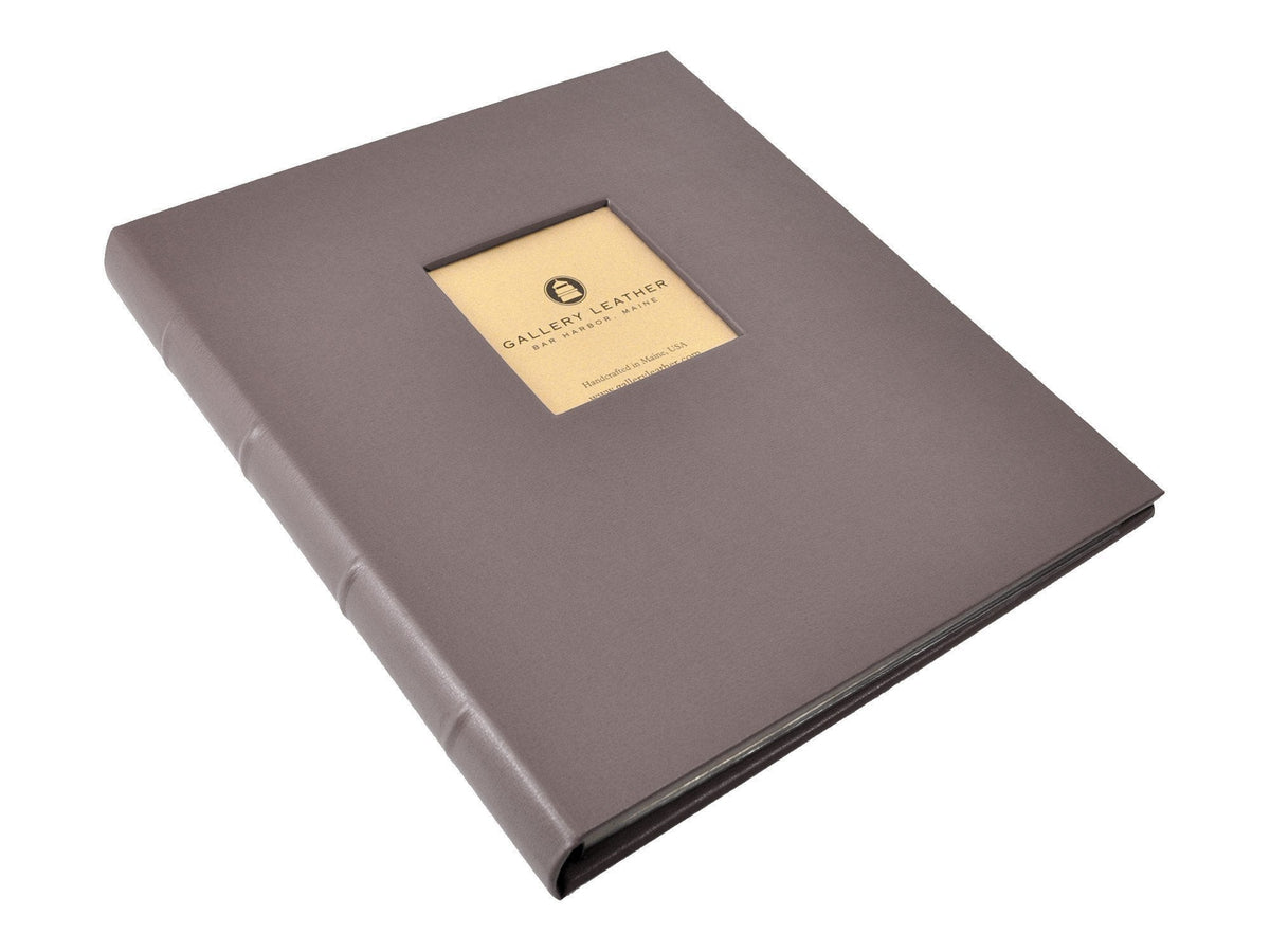 Bonded Leather Presentation Binder With Window