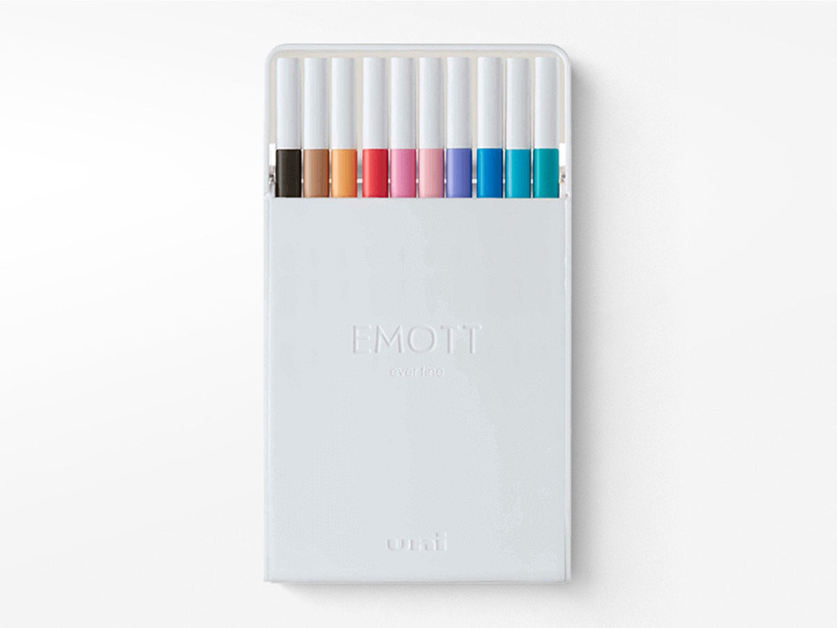 Emott Ever Fine Color Liners Set of 10 #2 Natural