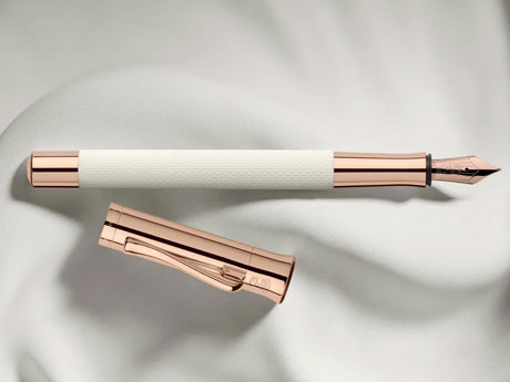Graf von Faber Castell Fountain Pen Guilloche Champagne Blush Collection