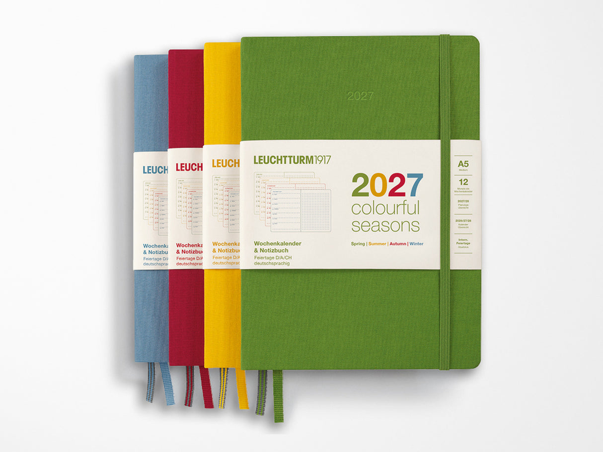 2027 Leuchtturm 1917 Weekly Planner & Notebook - Colorful Seasons