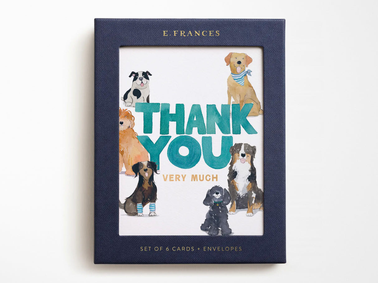 Doggie Thank You Greeting Cards Box of 6