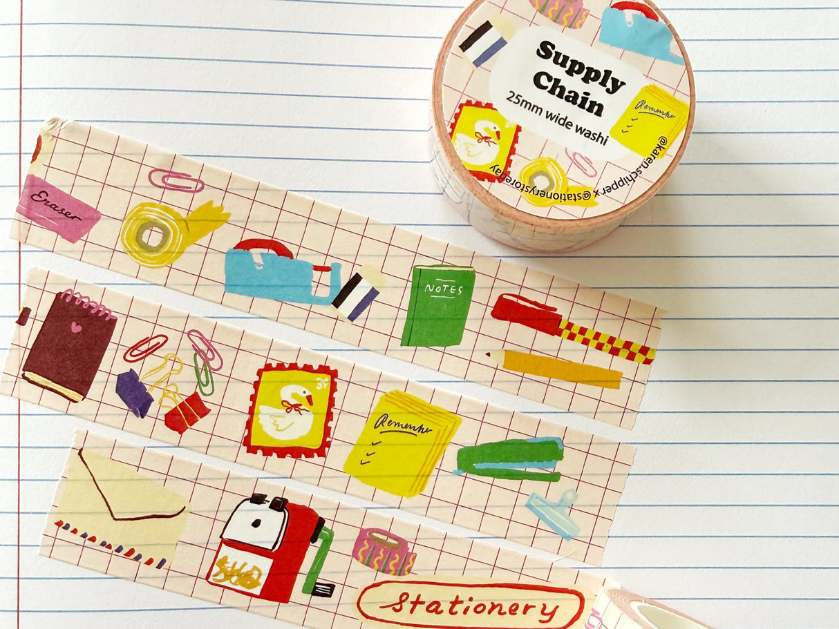 Supply Chain Wide Washi Tape