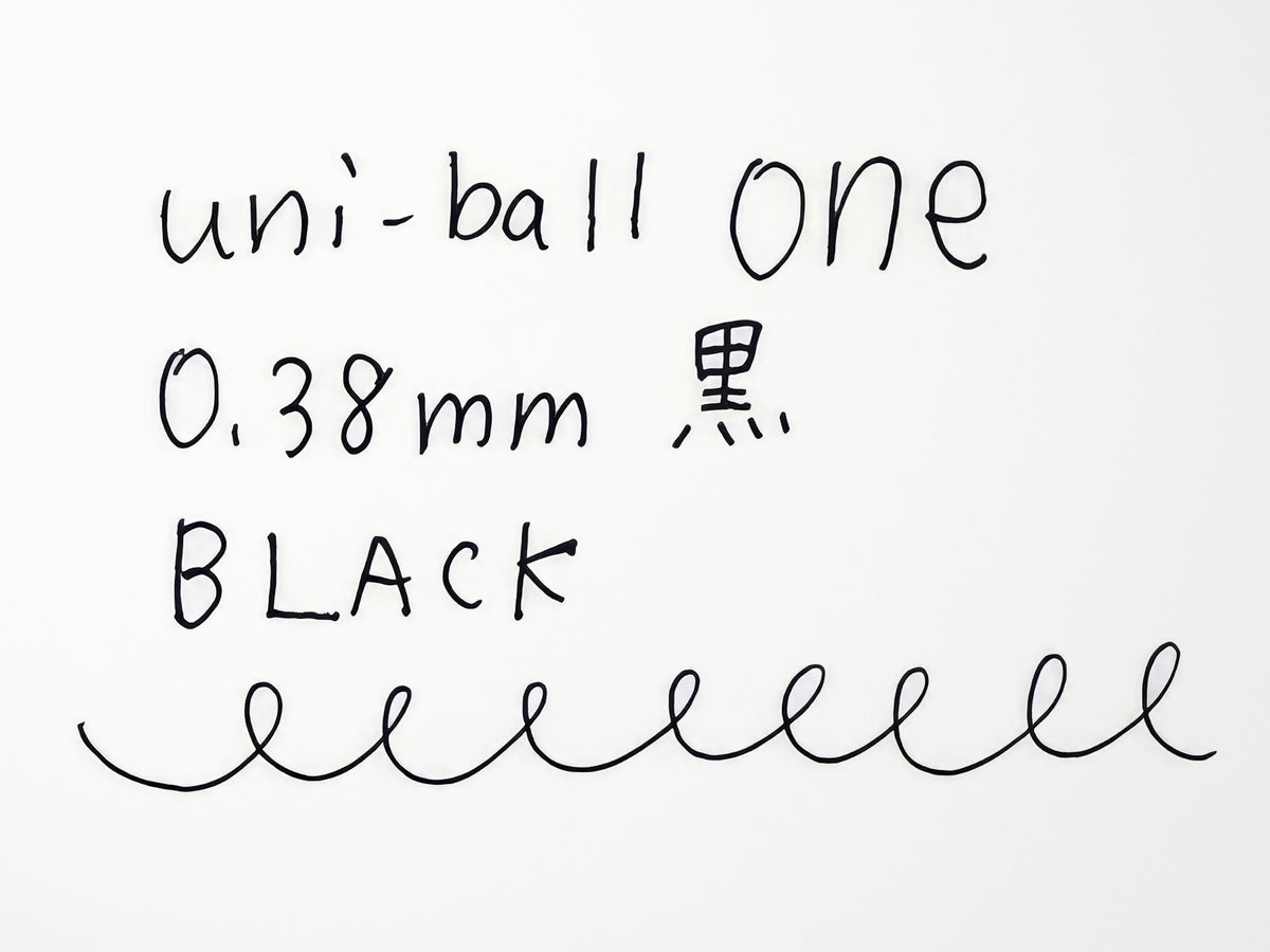 Uni-Ball One Retractable Gel Pen Sleek Black