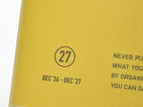 Hightide 2027 Weekly Schedule Book Nähe A5 Vertical