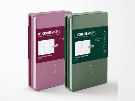 2027 Leuchtturm 1917 Quarterly Planner Set of 4 - Shades of Rose