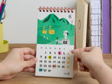 Japanese New Retro 2027 Risograph Desk Calendar