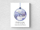 DC Christmas Ornament Greeting Cards - Set of 6