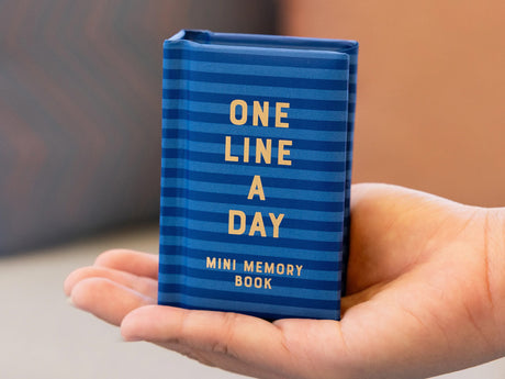 Navy Stripes Mini One Line a Day