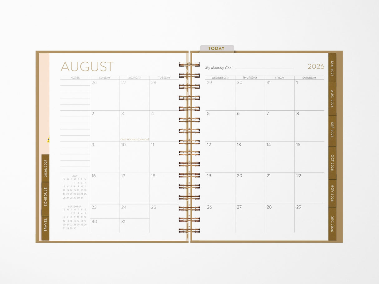 2026-2027 Butterfly Beauties Seedlings 17 Month Planner