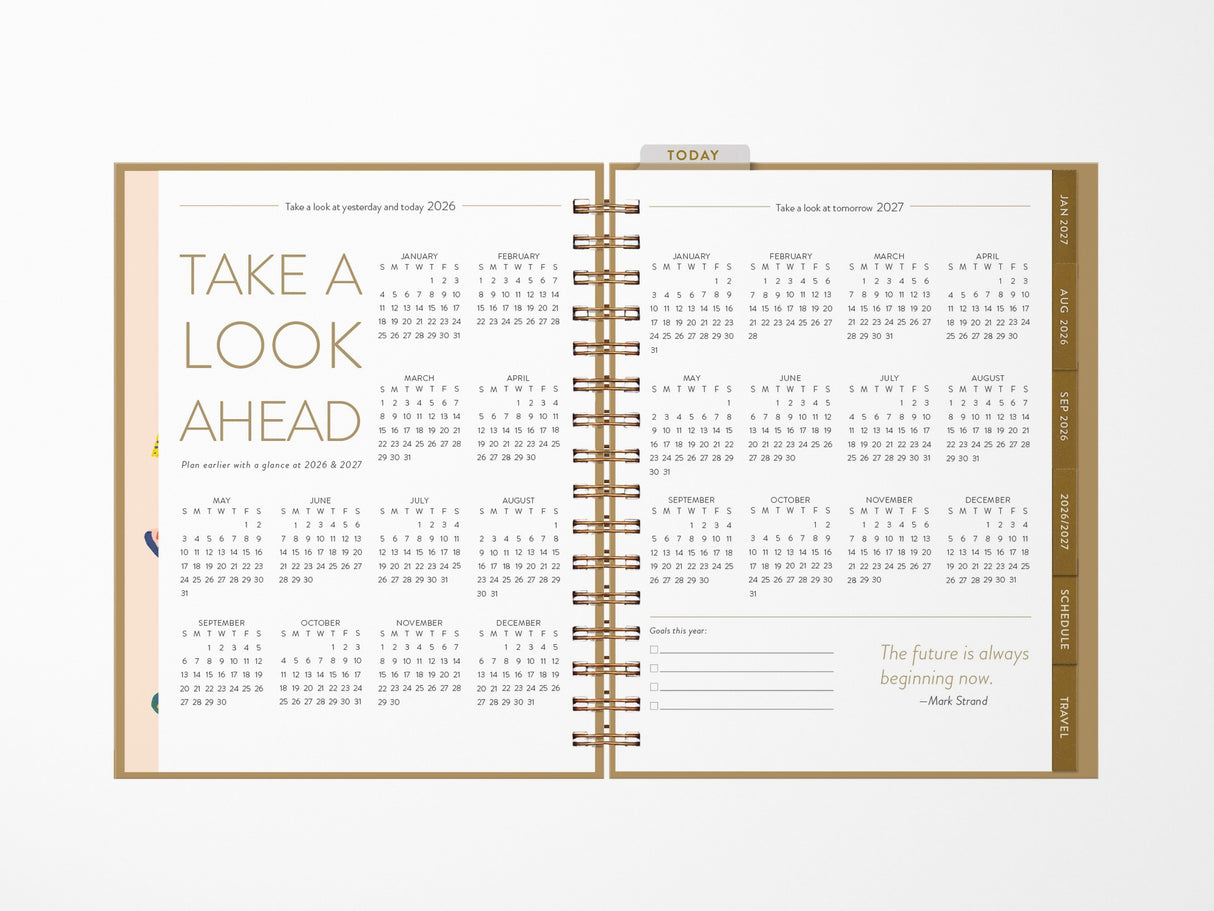 2026-2027 Butterfly Beauties Seedlings 17 Month Planner