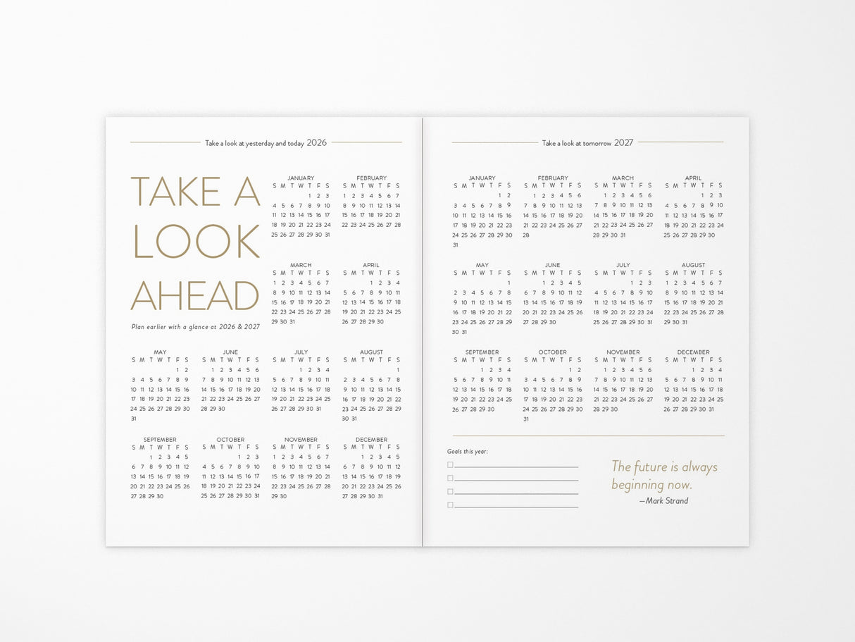 2026 - 2027 Lazy Daisy - Seedlings On the Go Planner