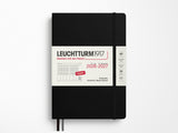 2026-2027 Leuchtturm 1917 18 Month Academic Week Planner - Black