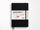 2026-2027 Leuchtturm 1917 18 Month Weekly Planner & Notebook - Black