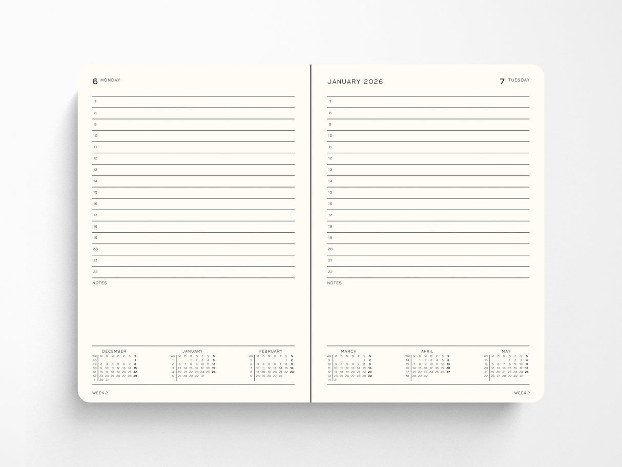 2027 Leuchtturm 1917 Daily Planner - INDIGO