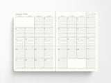 2027 Leuchtturm 1917 Monthly Planner with Notebook - FOREST GREEN