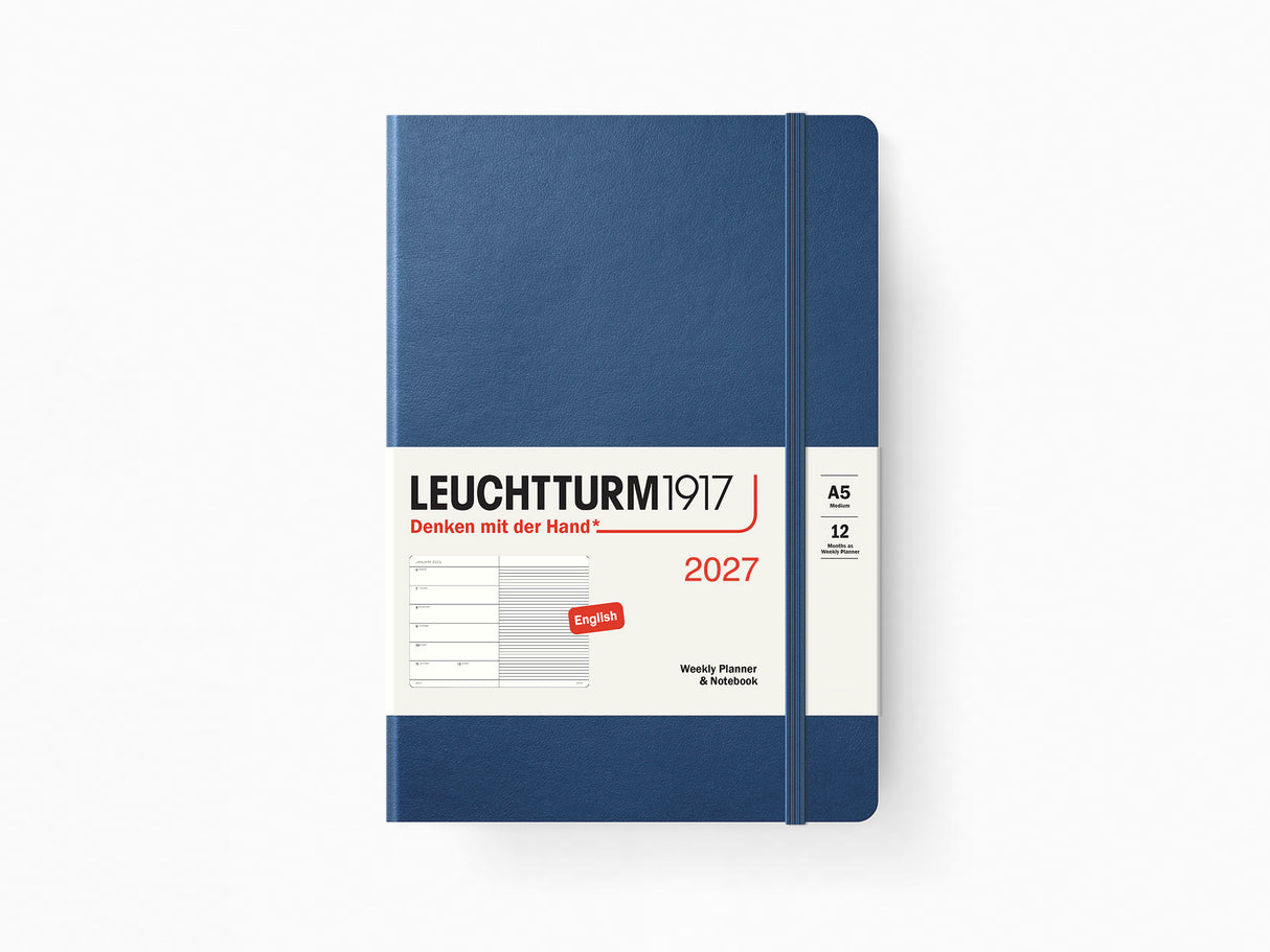 2027 Leuchtturm 1917 Weekly Planner & Notebook - INDIGO