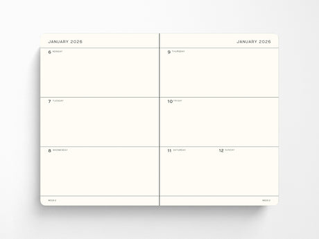2027 Leuchtturm 1917 Weekly Planner - DUSTY ROSE