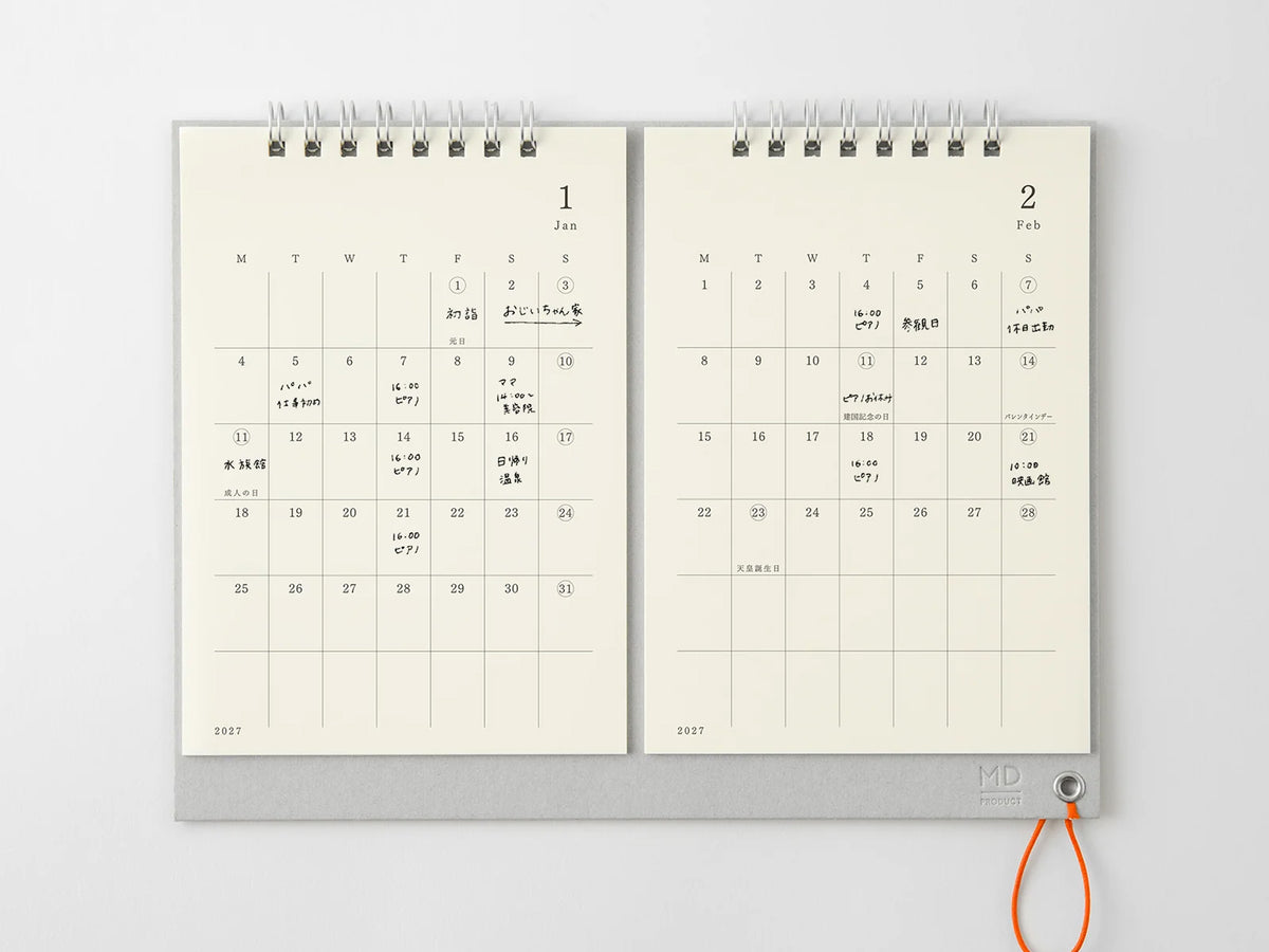 MD Desk Calendar 2027 Twin