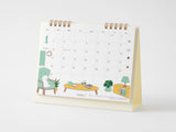 Midori Desk Calendar 2027 - Medium Dog