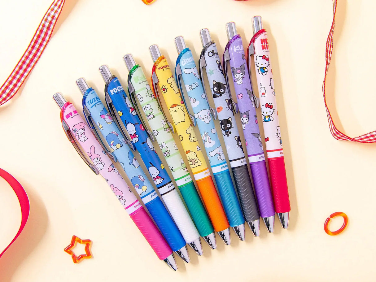 EnerGel RTX Liquid Gel Pen Hello Kitty & Friends 5 Pack