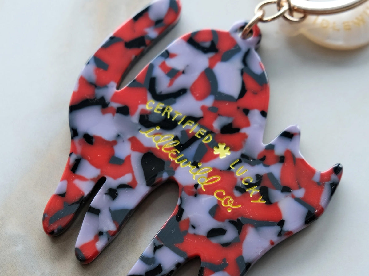 Lucky Black Cat Bag Charm