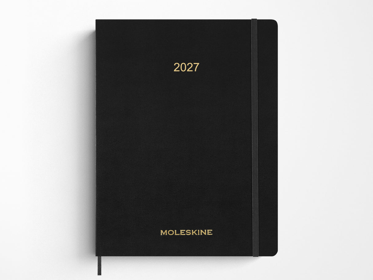 Moleskine 15 Month 2027 Weekly Planner - Black Soft Cover