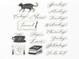 Midori Yuru Log Roll Sticker Calligraphy